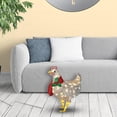 thumbnail image 4 of Inevnen Pre-Lit Light Up Chicken Lighted 2D Christmas Rooster with Scarf Indoor Outdoor Yard Decoration, 4 of 8