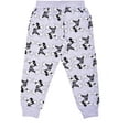 thumbnail image 5 of Disney Boys Jogger Pants Set, Athletic Sweatpants with Mickey Mouse Print, Red/Grey, Size 5, 5 of 5