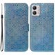 thumbnail image 1 of Para Motorola Moto G13 4g / G23 4g / G53 5g Funda de cuero Pu con patrón de flores deslumbrantes funda tipo billetera con tapa para teléfono, 1 of 5