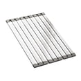 thumbnail image 4 of Escurridor de platos,Organizador de escurridor para fregadero de cocina,Escurridor de platos plegable de acero inoxidable,Escurridor de platos para 50cmx32.5cm, 4 of 8