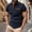 Navy, variant on Adult Men's Polo T Shirts Short Sleeve Button Tees Shirt Slim Fit Black Mens Beach Outfit