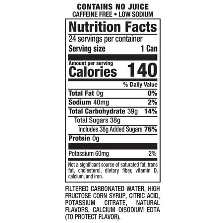 7UP Caffeine Free Lemon Lime Soda Pop, 12 fl oz, 24 Pack Cans