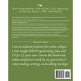 thumbnail image 3 of Web Programming with HTML, CSS, Bootstrap, JavaScript, jQuery, PHP, and MySQL (Paperback) by Larry Sanchez, 3 of 3