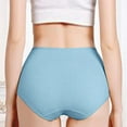 thumbnail image 4 of Inglocry Leakproof Panties, Leak Proof Underwear For Women, High Waist Leakproof & Comfortable Panties Sky Blue M, 4 of 4