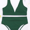 thumbnail image 6 of Tbopshirt Bikinis for Women,Womens Bathing Suits,Women's Fashion Bikini Set Swimsuit Two Piece Filled Soild Swimwear Beachwear,Womens Swimsuits, 6 of 6