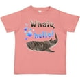 thumbnail image 3 of Inktastic Whale, Hello Cute Whale Shark with Bubbles Boys or Girls Toddler T-Shirt, 3 of 5