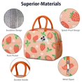 thumbnail image 4 of Office Lunch Cooler Bag for Women Men,Insulated Lunch Bag for Work for for Outdoor Activities (Strawberry ), 4 of 7