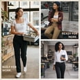 thumbnail image 3 of Dickies Womens Work Pants - Straight Leg Skinny Twill Casual Pants for Women - Size Up for Ideal Fit, 3 of 7