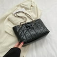 thumbnail image 4 of Wuztai High End Fashion Underarm Bag, Chain Strap Shoulder Bag Large Capacity, Quilted Leather Crossbody Bag, 4 of 6