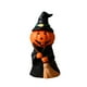 thumbnail image 1 of Figura de calabaza en miniatura de Halloween, decoración navideña, muñeca de calabaza pequeña creativa Escoba, 1 of 9