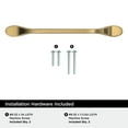 thumbnail image 4 of Amerock Ravino 5-1/16 inch Center-to-Center Champagne Bronze Cabinet or Furniture Pull, 25 Pack, 4 of 4