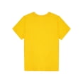 thumbnail image 7 of Yartina Kids Boys Girls Crewneck Short Sleeve Loose Casual Sports T-Shirt Athletic Running Undershirt Yellow 120, 7 of 7