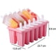 thumbnail image 3 of Moldes Para Paletas Bandeja de moldes de paletas de hielo de bricolaje para el hogar para hacer helados de silicona (rosa de 12 celdas) Tmvgtek Libre de BPA, 3 of 8