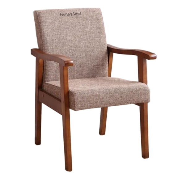 HoneySept Armchairs, Accent Chairs for Living Room, Arm Chair,Reading Chair,Wooden Comfy Armchair for Bedroom