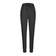 thumbnail image 6 of Lmnyox Women's Athletic Sweatpants with Pocket Fall Winter High Waist Comfy Joggers Casual Workout Drawstring Pants, 6 of 6