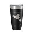 thumbnail image 1 of Lake Harris Map Tumbler Travel Mug Insulated Laser Engraved Coffee Cup Florida 20 oz Black, 1 of 5