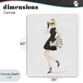 thumbnail image 4 of Stupell Industries Eclectic Retro Trend Polka Dots Canvas Art, 30 x 40, by Ziwei Li, 4 of 8