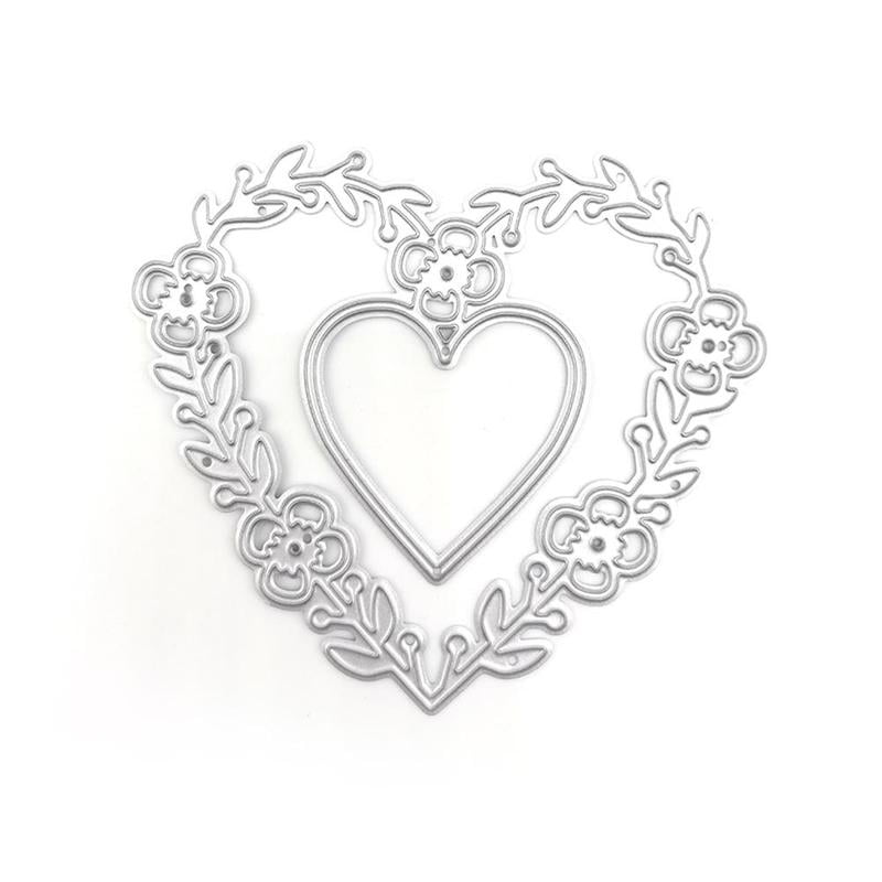 Metal Love Heart Die Metal Cutting Mould Cuts Embossing Stencils DIY