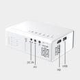 thumbnail image 3 of Portable Mini Projectors LED Micro Projector 1080P Home Party Meeting Projector Mini Projector Full 1080P Home Video Projector Compatible with HDM I/USB/AV/Smartphone, 3 of 3
