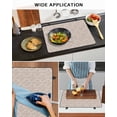 thumbnail image 5 of Large Induction Cooktop Protector Mat Brown Stove Top Covers for Electric Stove, Modern Abstract Art Farmhouse Decorative Stove Burner Cover Mats, Glass Top Stove Cover, 5 of 7