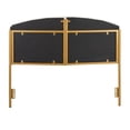 thumbnail image 4 of LumiSource Gold Steel, Cream Velvet Lindsey Headboard, 4 of 7
