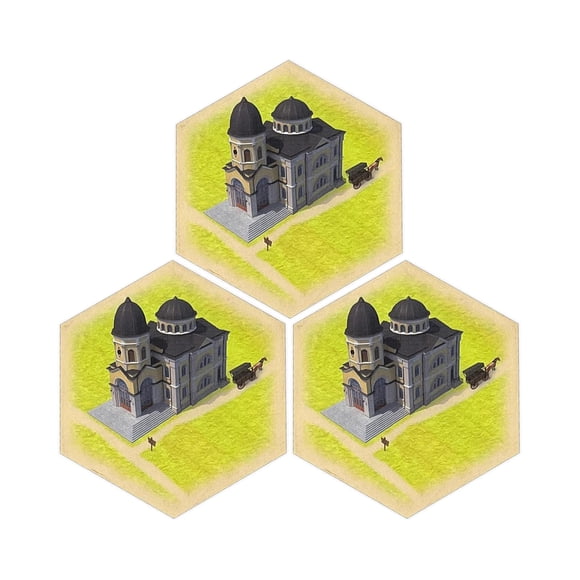 Piezas de repuesto Tabletop Monthly Thieves Guild Hex para Catan