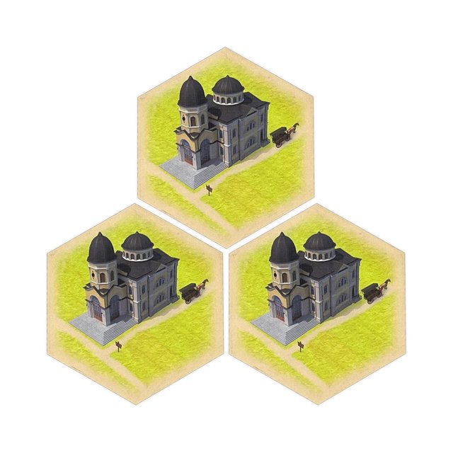 Piezas de repuesto Tabletop Monthly Thieves Guild Hex para Catan