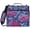 Exquisite Floral illustration, variant on Zipper Binder with Shoulder Strap 2 inch 3 Ring Waterproof File Folder Organizer Bag 500 Sheet Deep Gray Feathers and Pinecones