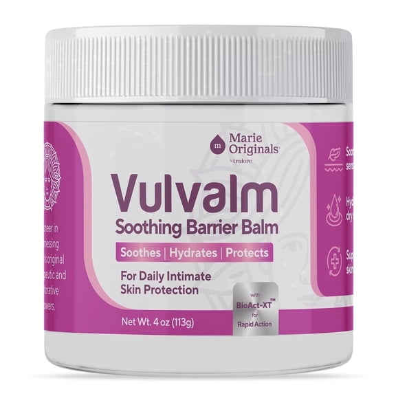 Marie Originals Vulvalm – Hydrating Vulva Moisturizer and Feminine Cream for External Dryness, Nourishing Vulva Balm for Women’s Sensitive Skin, 4 oz