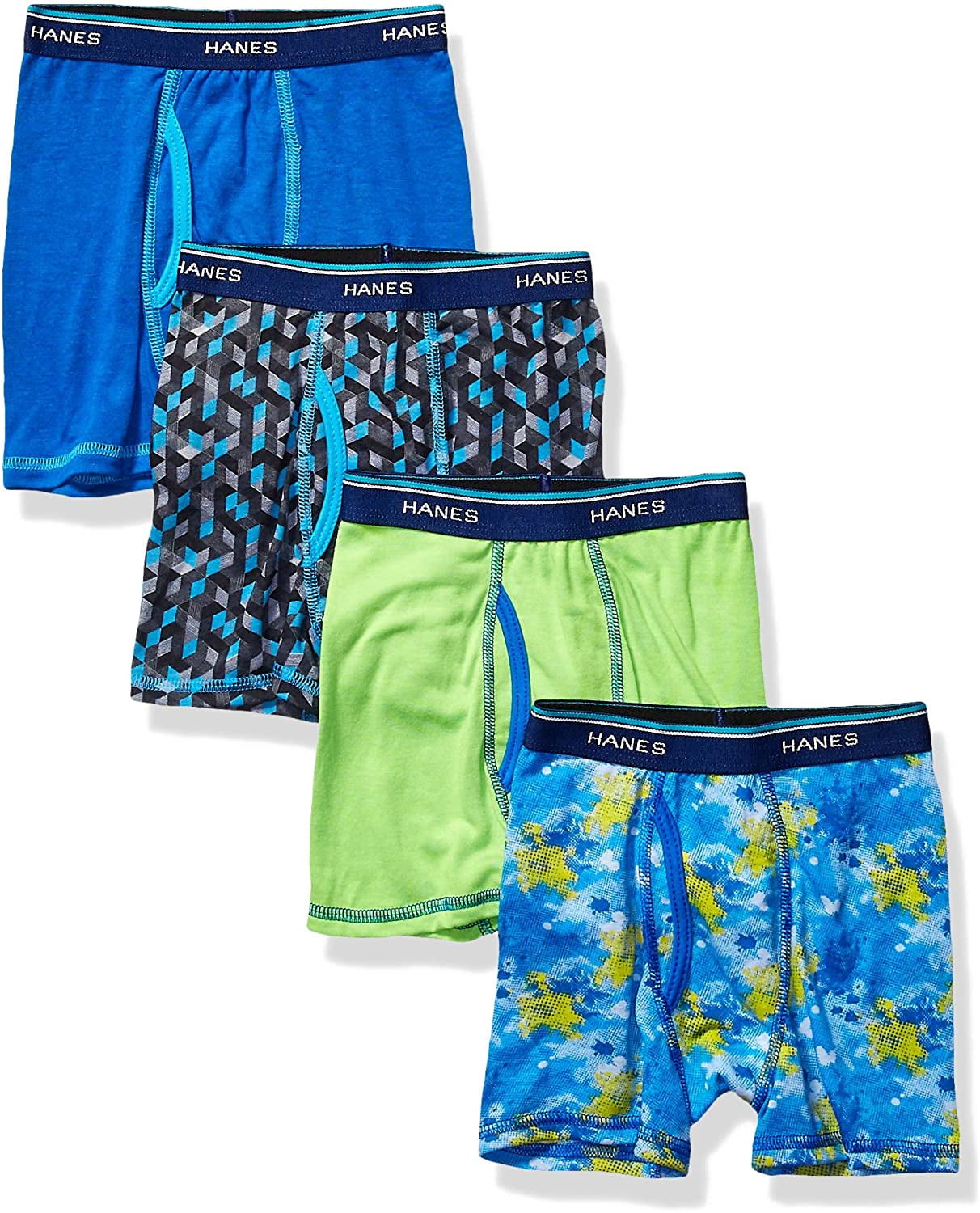 Hanes Boys Boxer Briefs, Assorted, 2/3T 