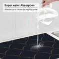 thumbnail image 6 of Easygdp Black Fish Scales Microfiber Absorbent Dish Drying Pad,Kitchen Drying Mat,Can Be Hung, Strong Water Absorption Capacity,Quick Drying, 6 of 9