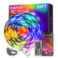 thumbnail image 1 of Tira de Luces LED KSIPZE 15m RGB con Cambio de Color y Control Remoto, 1 of 6