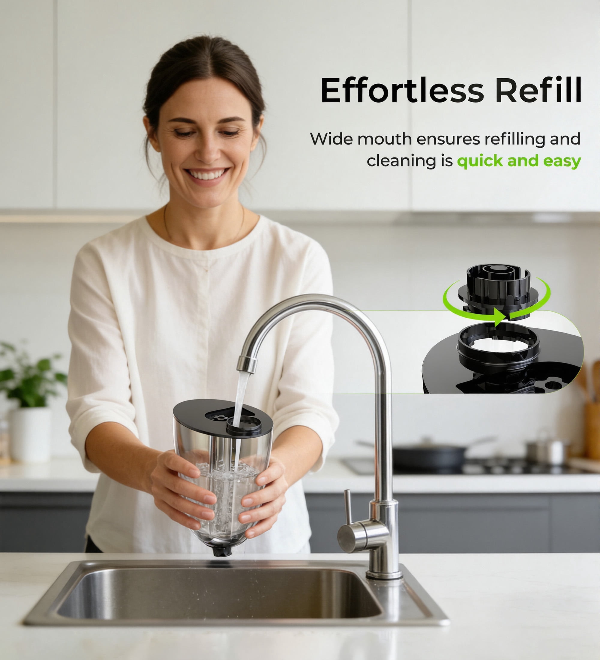 NFTIGB Cool Mist Humidifier for Bedroom, Quiet Ultrasonic Humidifier with 3L Water Tank and Adjustable Mist Output, Black