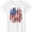 White, variant on USA Flag American Flag United States of America 4th of July Gift T-Shirt