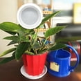 thumbnail image 6 of Windcarnival 10Pcs 10Sizes Plastic Round Shape Home Garden Flower Pot Planter Tray Saucers, 6 of 10