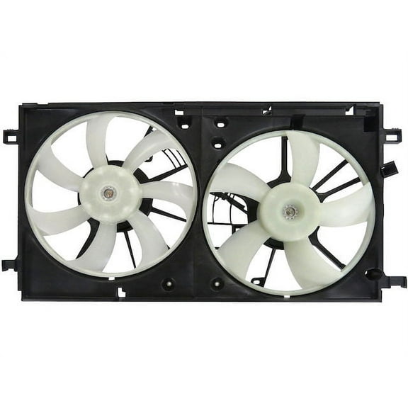 Radiator Fan Assembly - Compatible with 2020 - 2022 Toyota Corolla Hybrid LE Sedan 1.8L 4-Cylinder 2021