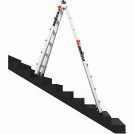 Little Giant Ladders B3145084 Velocity Articulated Extendable Ladder - Aluminum - Silver - 6 ft. Type IA - 300 lbs
