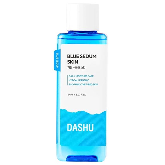Piel DASHU Sedum | Tónico coreano hipoalergénico hidratante y calmante para el cuidado de la piel con 8 tipos de ácidos hialurónicos | Cuidado de la piel 5.07 onzas líquidas