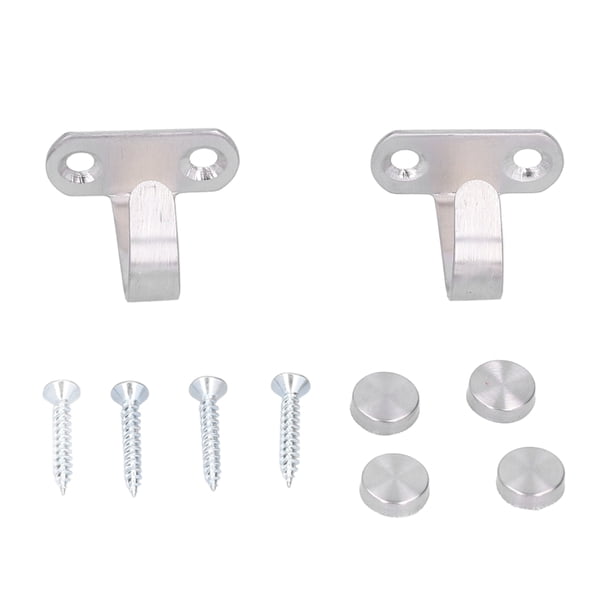 Gancho para ropa, 2 ganchos de acero inoxidable, gancho para colgar, gancho de acero inoxidable optimizado para la excelencia