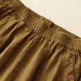 thumbnail image 5 of Wlynlyn Cotton Linen Pants for Women High Waisted Lounge Pants Summer Casual Comfy Trousers Loose Fitted, 5 of 5