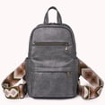 thumbnail image 5 of Bolso de escuela para mujer Bolso de moda de cuero de PU Bolso de escuela Mochila simple de moda para niñas, 5 of 5