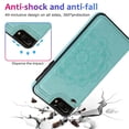 thumbnail image 3 of Funda para iPhone 7 Plus 8 Plus con tarjetero de piel sintética con estampado de flores de datura, 3 of 5