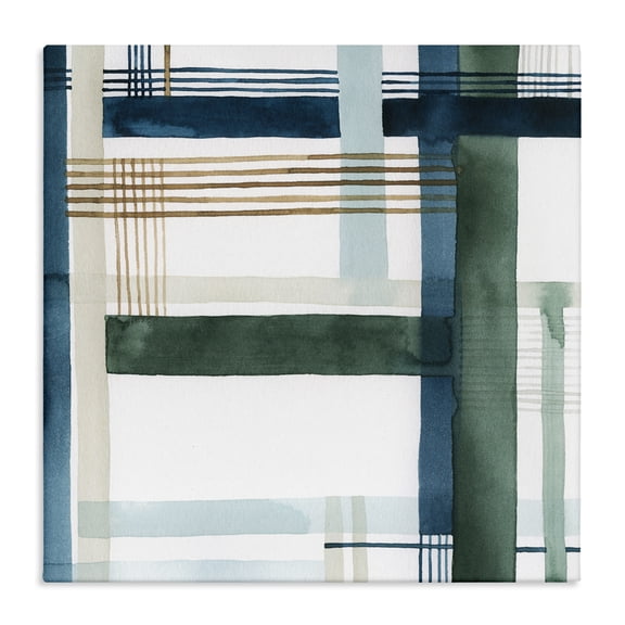 Stupell Industries Rustic Lodge Modern Woven Pattern Canvas Art, 17 x 17, by Grace Popp