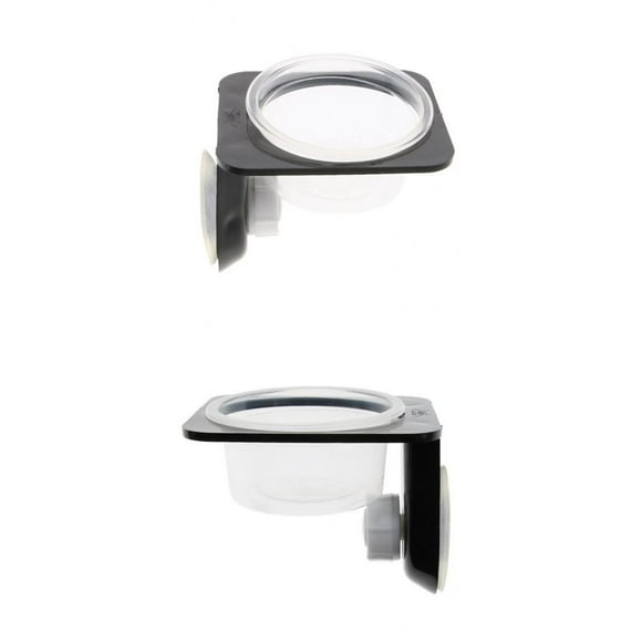 2 PCS Reptil Food Agua Alimentación Bowl Anti-Escape Worm Plato Lattice Simple Lattice Sunnimix Cuenco de comida de agua para reptiles