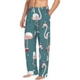 thumbnail image 2 of Xecao Flamingo Men's Straight Lounge Pajama Pants: The Ultimate in Comfortable Sleepwear, 2 of 9