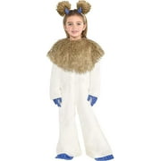 Amscan Girl's Small Foot Cali Yeti Dress Up Halloween Costume, Toddler 3T-4T