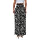 thumbnail image 4 of Women Floral Print Palazzo Pants Summer Bohemian Wide Leg Pants High Waist Casual Lounge Pant Trousers with Pockets Yellow XL, 4 of 5