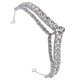 thumbnail image 5 of KAKOWELY Tiara de diamantes de imitación para fiesta de cumpleaños, diadema de diamantes de imitación para boda, para festival, 5 of 5