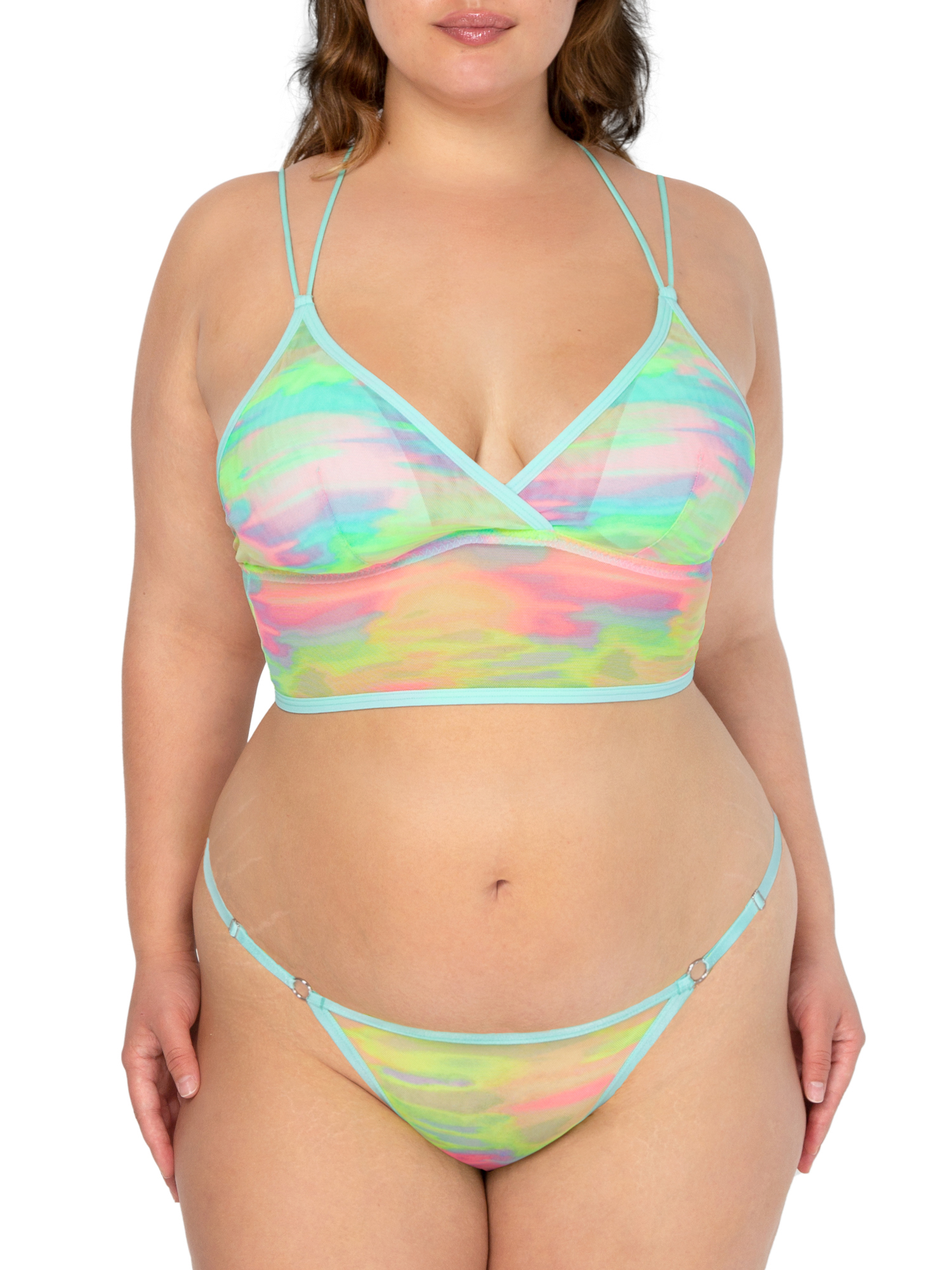 Nobo Mesh Ring Bikini Panty, 2-Pack NB495PK