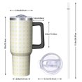 thumbnail image 2 of Modern 40oz Tumbler– Stainless Steel Insulated Tumbler with Handle and Straw, Large Capacity Travel Cup for Hot & Cold Drinks, 2 of 7